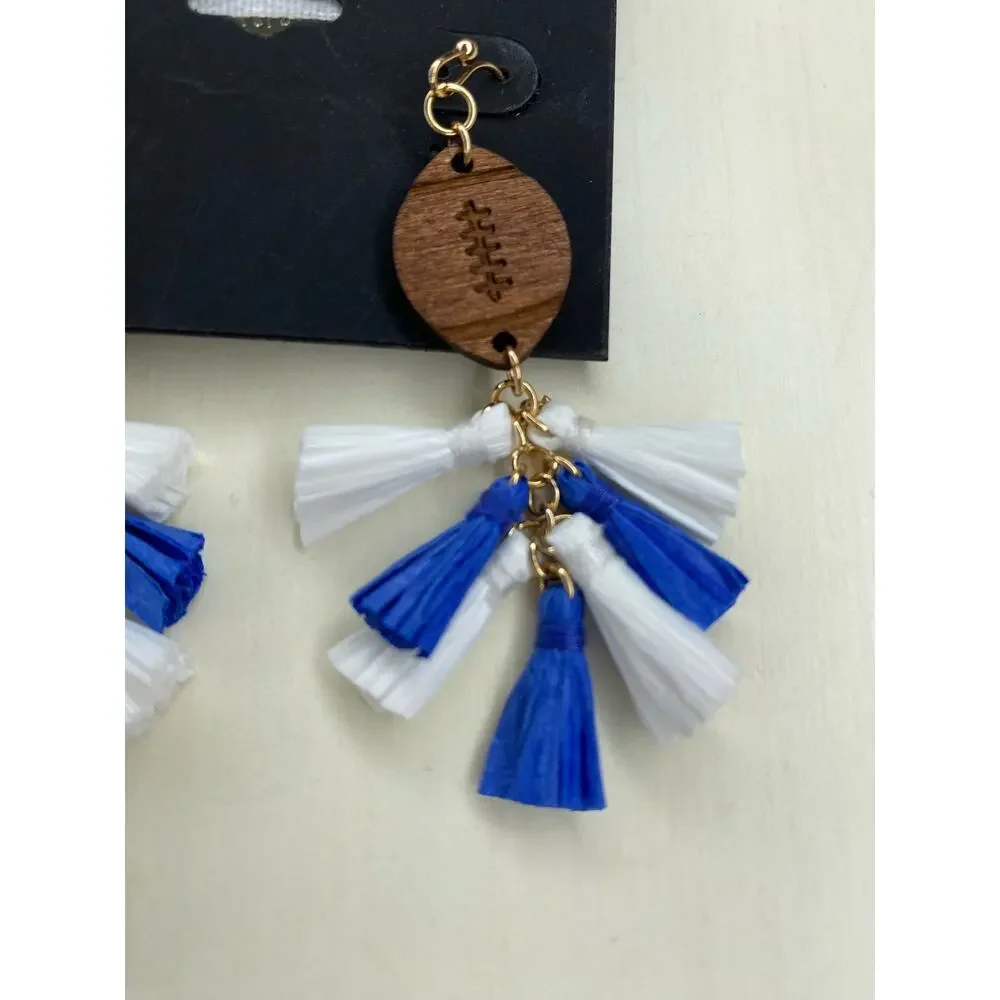 nOIr Football Earrings 5/20